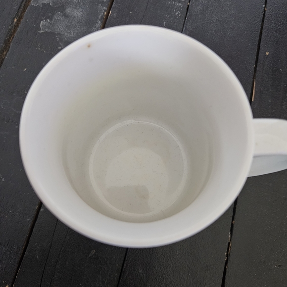 Vintage Charming Duck Geese Family Mug White and Blue Goose Baby Ducklings 90s - Picture 5 of 6